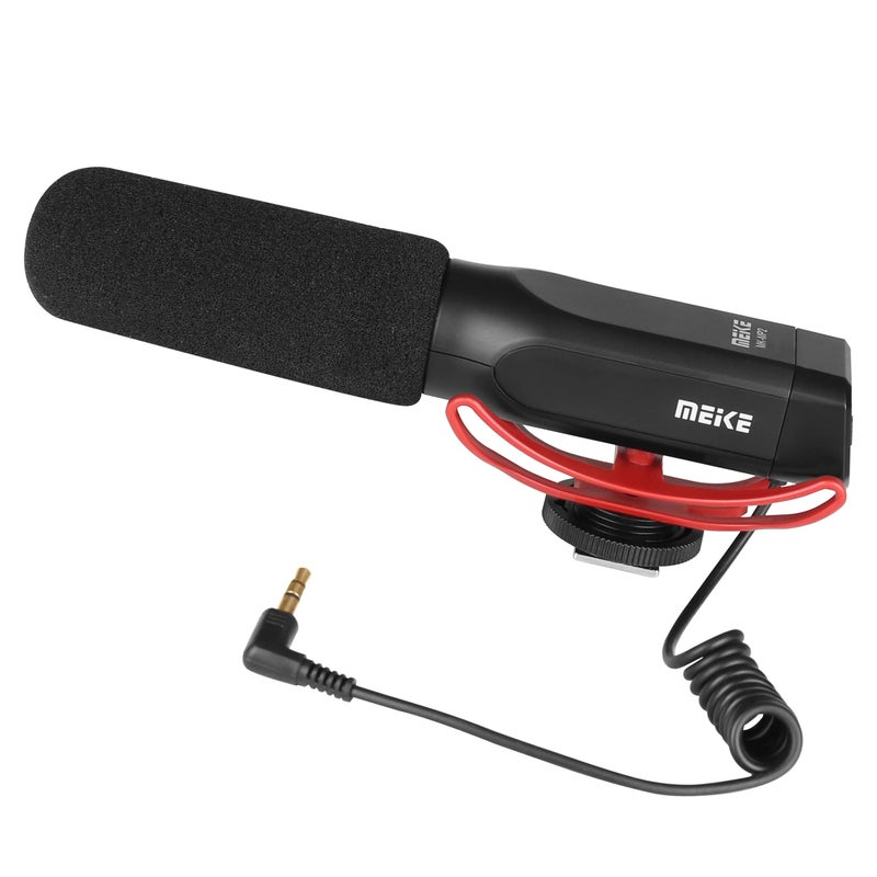 Meke Meike MK-MP2 Camera Shotgun Microphone Uni-Directional Cardioid Condenser Photography Interview Video Mic Compatible with Sony Digital Camera Camcorder with Standard 3.5mm Port - Image 2